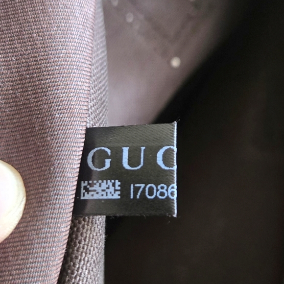 Gucci Gray Monogram Tote Bag - Picture 13 of 14